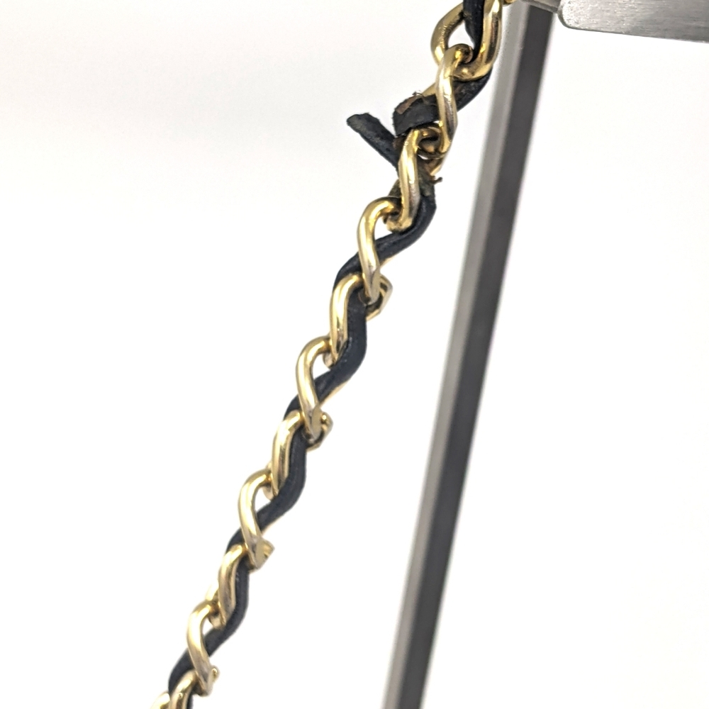 🎉HP🎉CHANEL Black Bag Single Chain Flap Bag Vintage - Picture 6 of 16